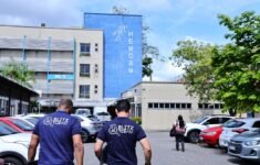 Equipes técnicas do TCE-AM durante inspeção no Hospital do Sangue. (Foto: Filipe Jazz/Dicom TCE-AM)