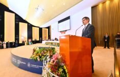 Paulo Gonet durante palestra no TCE-AM sobre segurança jurídica (Foto: Foto: Joel Arthus/DICOM TCE-AM)