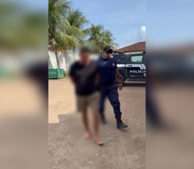 Homem foi preso em flagrante em Nova Olinda do Norte (Foto: Divulgação/PC-AM)