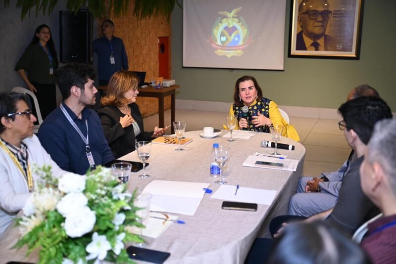 Yara Amazônia Lins, presidente e conselheira do TCE-AM (Foto: Joel Arthus/TCE-AM) Presidente do TCE-AM inicia diálogo com setores internos