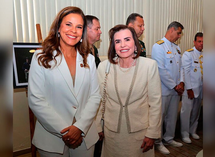 Danielle de Meneses Oliveira Mady e Yara Amazônia Lins (Foto: Filipe Jazz/TCE-AM)