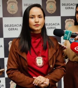 Kássia Evangelista, delegada da Depca(Foto: Erlon Rodrigues/PC-AM)