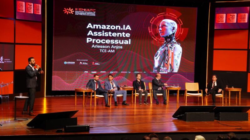 IA do TCE-AM em destaque nacional (Foto: Divulgaçaõ/Atricon/DICOM TCE-AM) IA do TCE-AM ganha destaque em encontro nacional