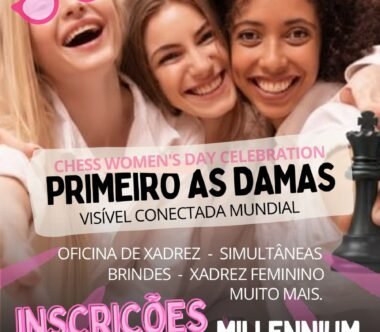 Manaus entra no movimento mundial e realiza grande evento de xadrez feminino no Dia da Mulher