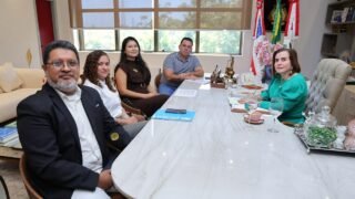 O encontro foi mediado pelo deputado estadual Wilker Barreto (Foto: Filipe Jazz/DICOM TCE-AM)