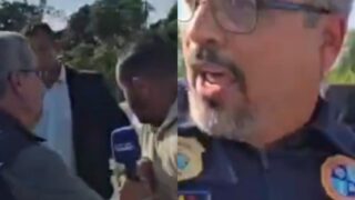 Perito agride imprensa em cobertura de acidente fatal