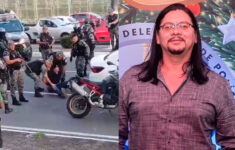 Delegado Fabiano Rosas foi preso pela Rocam (Fotos: Divulgação)