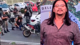 Delegado Fabiano Rosas foi preso pela Rocam (Fotos: Divulgação)