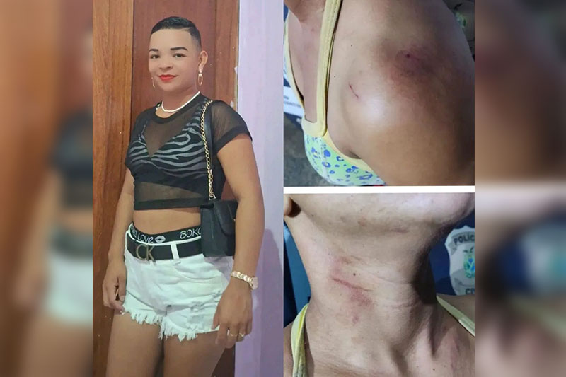 Ketlen Bianca Teixeira Gaia,28, foi presa em flagrante por homicídio (Fotos: Divulgação)
