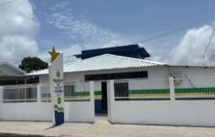 Fachada da 54ª DIP de Tonantins. (Foto: Divulgação/PC-AM)