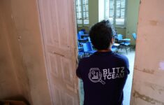 Blitz vistoria escolas antigas (Foto: Filipe Jazz/DICOM TCE-AM)