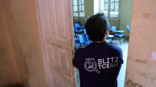 Blitz vistoria escolas antigas (Foto: Filipe Jazz/DICOM TCE-AM)