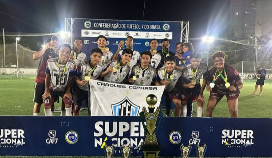 Atletas do Pelci conquistam título no Super Nacional de Base de Fut7