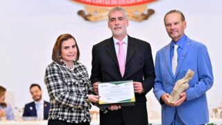 Ministro Rogério Schietti durante palestra no TCE-AM. (Foto: Joel Arthus)