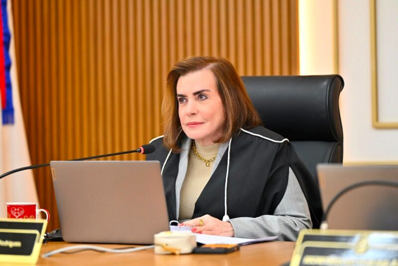 Yara Amazonia Lins, presidente e concelheira do TCE- AM. (Foto: filipe jazz TCE/AM) TCE-AM elege corpo diretivo para mandato até 2029