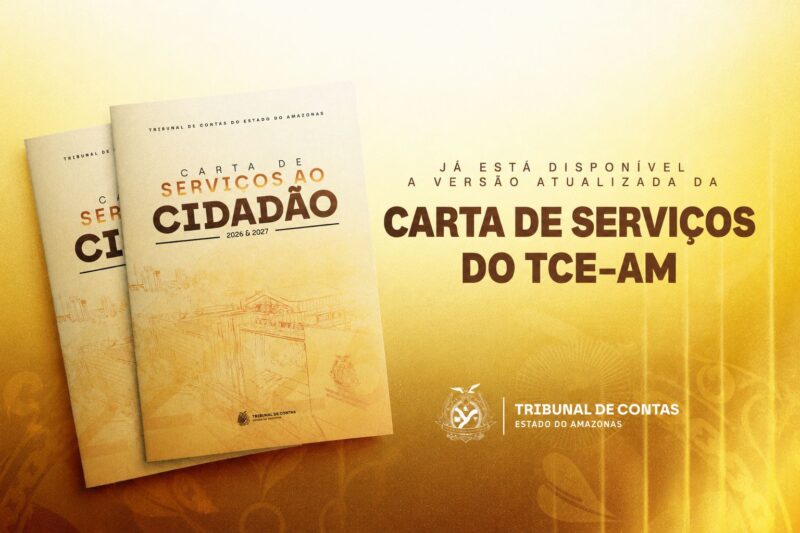 Carta de Serviços foi atualizada pelo TCE-AM. (Foto: Divulgação/TCE-AM) TCE-AM atualiza Carta de Serviços e amplia acesso à informação