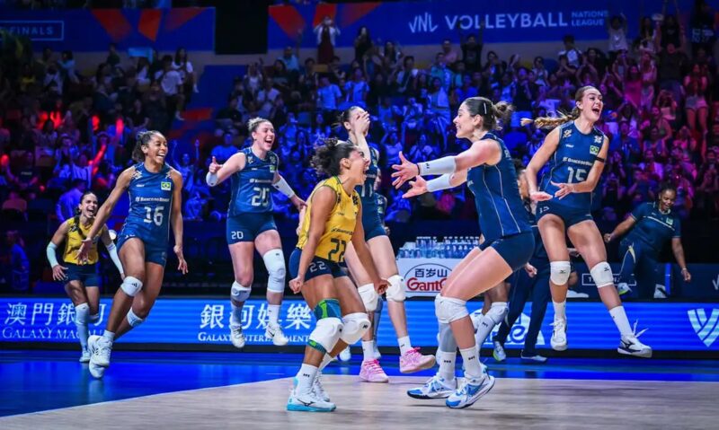 Brasil vence Itália e avança à final da Liga das Nações