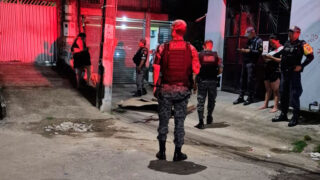 Local de crime de homicídio (Foto: Divulgação)