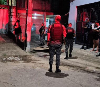 Local de crime de homicídio (Foto: Divulgação)