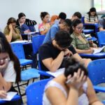 Mais de 800 candidatos participaram das provas da Residência. (Foto: Joel Arthus/TCE-AM)