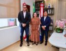 Presidente do TCE-AM recebe representantes da Suframa. (Foto: Divulgação/TCE-AM)