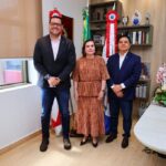 Presidente do TCE-AM recebe representantes da Suframa. (Foto: Divulgação/TCE-AM)