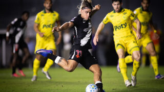Andrés Gómez marcou o gol que garantiu o empate do Vasco em São Januário. (Foto: Matheus Lima/Vasco)