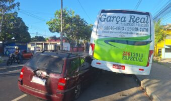 Acidente na Zona Leste de Manaus. (Foto: Josemar Antunes)