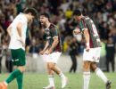 Cano comemora o gol da virada do Fluminense sobre o Palmeiras. (Foto: Marina Garcia/Fluminense FC)