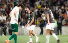 Cano comemora o gol da virada do Fluminense sobre o Palmeiras. (Foto: Marina Garcia/Fluminense FC)