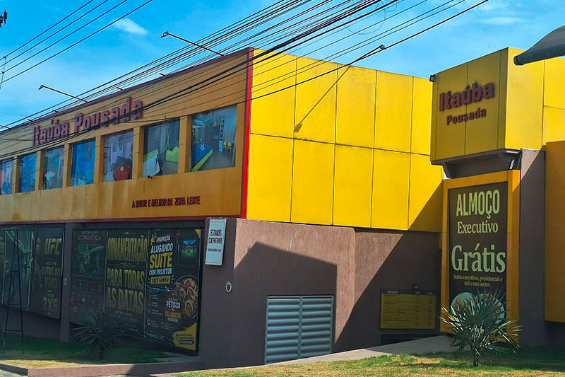 Fachada do motel, na avenida Itaúba, na Zona Leste de Manaus (Foto: Diário Manauara) Homem é encontrado morto em motel na Zona Leste de Manaus