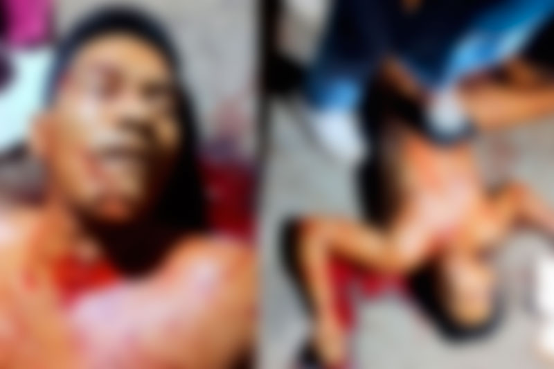 Local foi isolado pela Polícia Militar após o homicídio. (Foto: Divulgação)