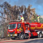 Incêndio atinge área de mata no Distrito Industrial-(Foto: Josemar Antunes)
