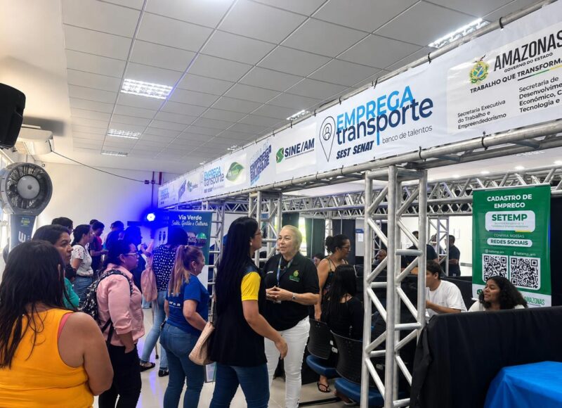 Feira gratuita oferece mais de 730 vagas de emprego em Manaus