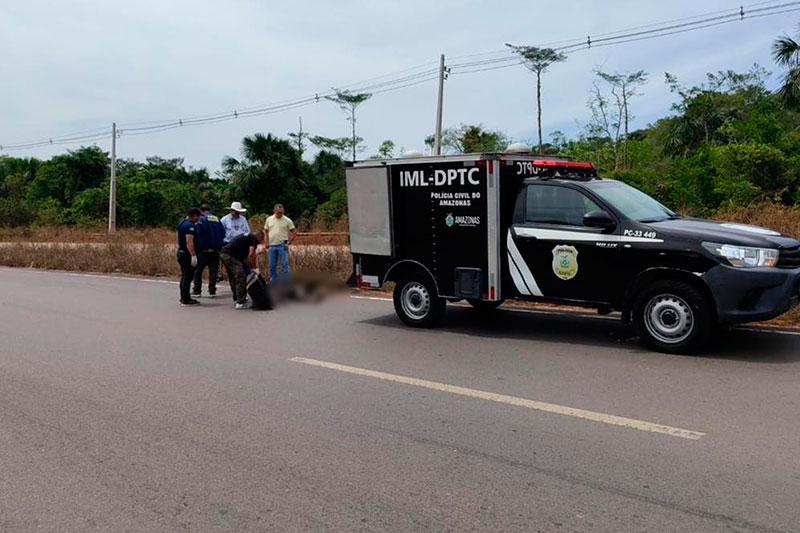 Mulher é encontrada morta às margens da AM-070