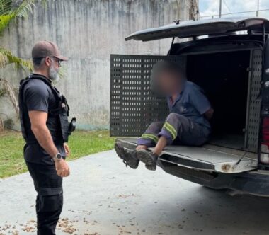 O pai foi encaminhado à delegacia. (Foto: Divulgação/PC-AM)