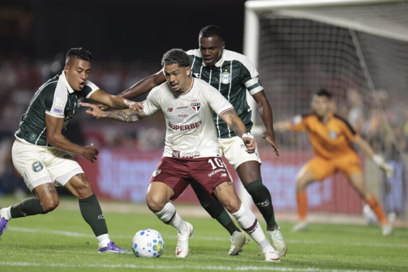 São Paulo empatou com o Coritiba por 1 a 1 no Morumbis. (Foto: Paulo Pinto/São Paulo FC) São Paulo empata com Coritiba e chega a nove jogos sem vencer