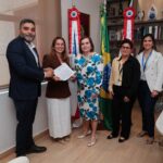 Presidente do TCE-AM recebe relação de gestores com contas irregulares. (Foto: Filipe Jazz/DICOM TCE-AM)