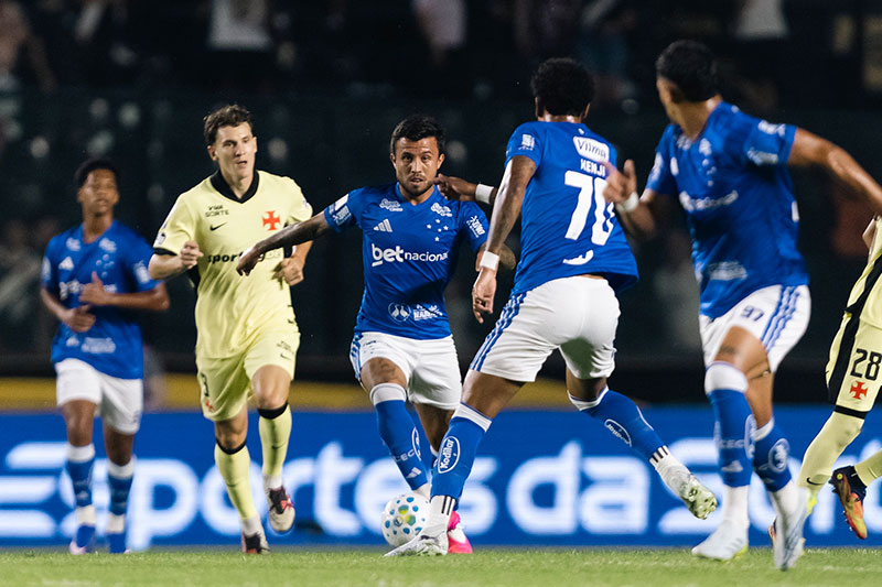 Vasco venceu o Cruzeiro em São Januário, no Rio de Janeiro. (Foto: Thaís Magalhães/Cruzeiro) Vasco bate Cruzeiro por 3 a 1 e deixa zona de rebaixamento
