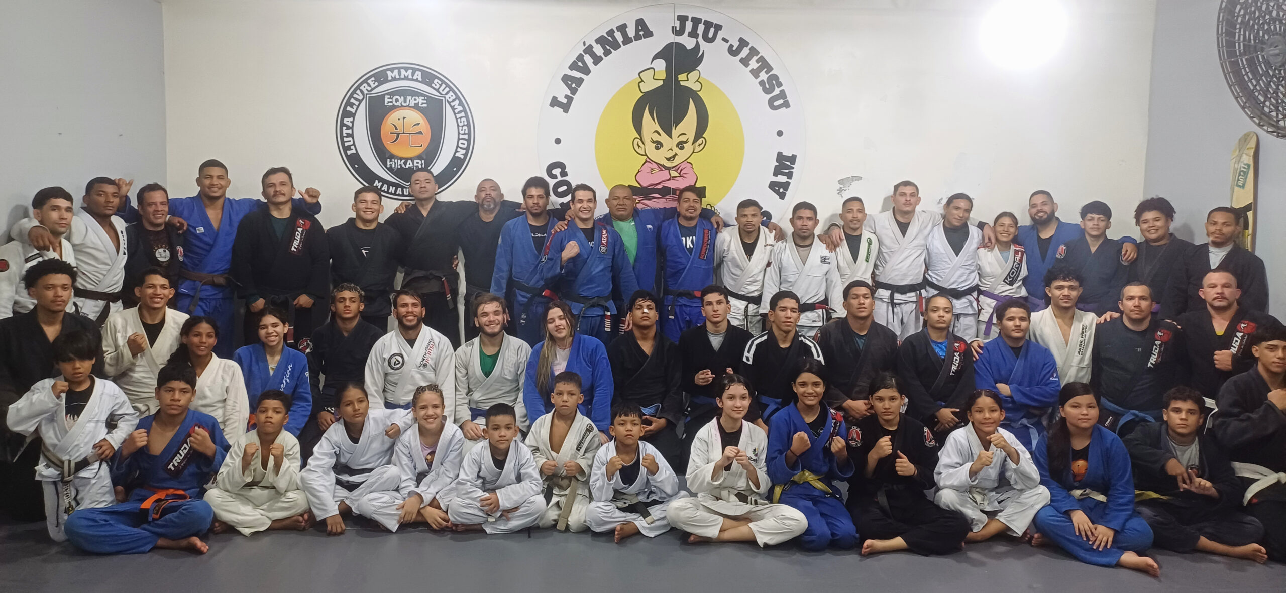 Bibiano Fernandes ministra seminário de Jiu-Jítsu e compartilha experiências com atletas no Coroado