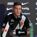 Bruno Duarte durante apresentação em coletiva de imprensa (Foto: Reprodução)