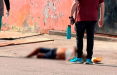 Corpo foi encontrado na rua Sabiá. (Foto: Divulgação)
