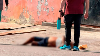 Corpo foi encontrado na rua Sabiá. (Foto: Divulgação)