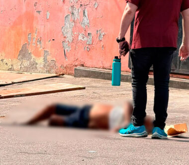 Corpo foi encontrado na rua Sabiá. (Foto: Divulgação)