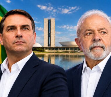 Flávio Bolsonaro (PL) e Luiz Inácio Lula da Silva (PT) disputarão o segundo turno. (Arte/Diário Manauara)