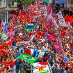 Na avenida Paulista, em São Paulo, Lula faz último ato de campanha. (Foto: Ricardo Stuckert)