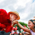 Em Juiz de Fora (MG), Lula defendeu os direitos trabalhistas. (Foto: Ricardo Stuckert)