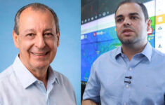 Omar Aziz e Roberto Cidade. (Fotos: Divulgação/Arte Diário Manauara)