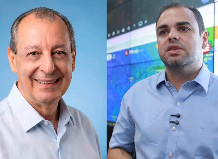 Omar Aziz e Roberto Cidade. (Fotos: Divulgação/Arte Diário Manauara)