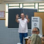Omar Aziz vota em Manaus. (Foto: Divulgação)